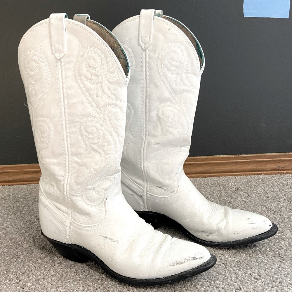 White Cowboy Boots